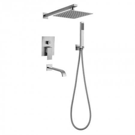Душевая система встраиваемая Mixxus KUB-009 Inner MI5945 из нержавеющей стали Душевая система встраиваемая Mixxus KUB-009 Inner MI5945 из нержавеющей стали